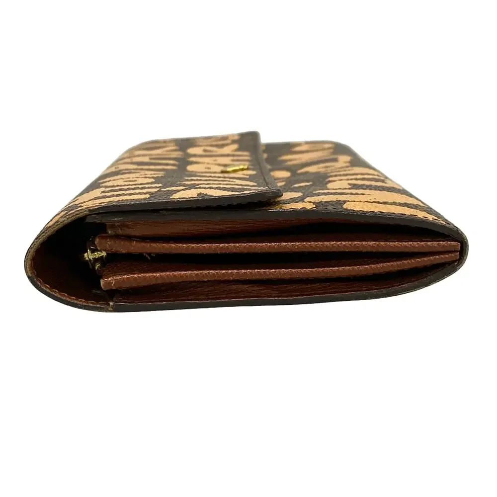 Louis Vuitton Pochette Porte Monnaie Credit Monogram Graffiti Long Wallet M92190